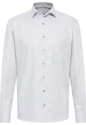 Eterna Langarmhemd COMFORT FIT Grau