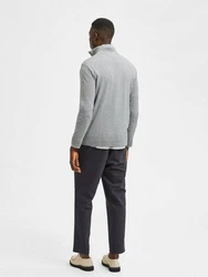 SELECTED HOMME Strickpullover Berg (1-tlg) Grau/Hellgrau