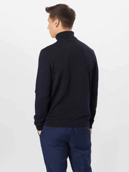SELECTED HOMME Pullover SLHBerg ROLL NECK Dunkelblau