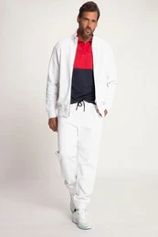 Fleecejacke Sweatjacke Tennis Stehkragen Zipper