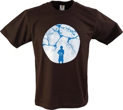 Guru-Shop T-Shirt Fun Retro Art T-Shirt Alternative Bekleidung braun