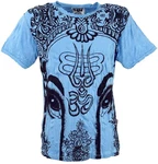Guru-Shop Sure Herren T-Shirt Ganesh hellblau