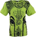 Guru-Shop Sure Herren T-Shirt Ganesh Zitrone