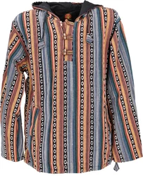 Guru-Shop Sweater Goa Kapuzenshirt Baja Hoodie 
