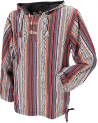 Guru-Shop Sweater Goa Kapuzenshirt Baja Hoodie 