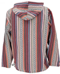 Guru-Shop Sweater Goa Kapuzenshirt Baja Hoodie 