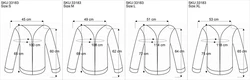 Guru-Shop Strickjacke Goa Jacke Sweatshirt Jacke petrol