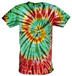 Guru-Shop T-Shirt Herren Kurzarm Tie Dye 
