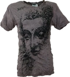 Guru-Shop T-Shirt Sure Herren T-Shirt Buddha Kaffee