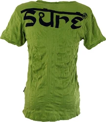 Guru-Shop T-Shirt Sure Herren T-Shirt Buddha gelb