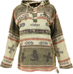 Guru-Shop Sweater Goa Kapuzenshirt Baja Hoody Nepalhoodie 
