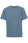 BLEND T-Shirt 'Wilton' Blau/blaumeliert