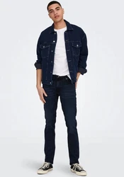 Only & Sons Jeans 'ONSLoom' Dunkelblau/Blau