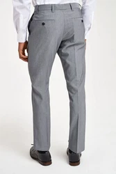 Next Formelle Stretchhose Slim Fit Grau/Hellgrau
