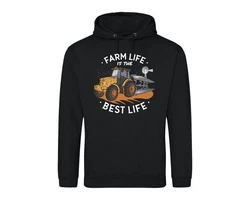 Youth Designz Kapuzenpullover Farm Is The Best Life Herren Hoodie Schwarz/Rot/Dunkelblau/Braun