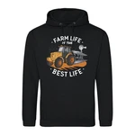 Youth Designz Kapuzenpullover Farm Is The Best Life Herren Hoodie Schwarz/Rot/Dunkelblau/Braun