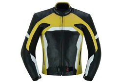 German Wear Motorradjacke GW409J Gelb/Mischfarben/Grün