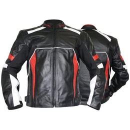 Lederjacke GW408J Motorradjacke Rindsleder lederjacke