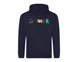 Youth Designz Kapuzenpullover Gamer Hoodie Braun/Dunkelblau/Lila