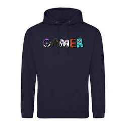 Youth Designz Kapuzenpullover Gamer Hoodie Braun/Dunkelblau/Lila