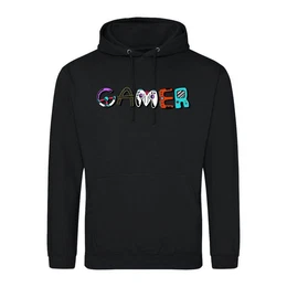 Kapuzenpullover Gamer Herren Hoodie Pullover mit trendigem Frontprint