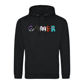 Youth Designz Kapuzenpullover Gamer Hoodie Braun/Lila/Schwarz