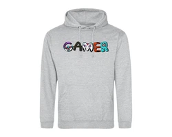 Youth Designz Kapuzenpullover Gamer Hoodie Hellgrau/Grau/Silber