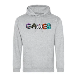 Youth Designz Kapuzenpullover Gamer Hoodie Hellgrau/Grau/Silber
