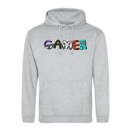 Kapuzenpullover Gamer Herren Hoodie Pullover mit trendigem Frontprint