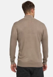 Indicode Strickpullover Frankie Khaki/Braun/Beige