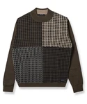 Pierre Cardin Strickpullover Turtle Dunkelgrün/Braun/Dunkelbraun/Khaki/Grau