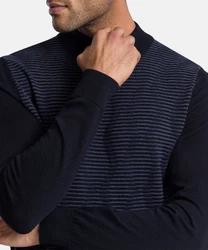 Pierre Cardin Strickpullover Turtle Dunkelblau/Blau