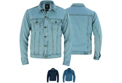 BULLDT Motorradjacke BLD312J Hellblau/Blau