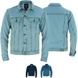 Motorradjacke BLD312J Denim Motorradjacke Jeansjacke biker Trucker Jacke