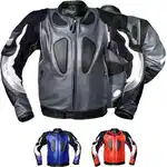 German Wear Motorradjacke GW401J Grau/Hellblau/Blau/Mischfarben