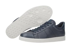 Ecco Schnürschuh Sneaker Blau/Dunkelblau/Grau