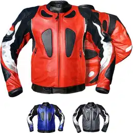 Motorradjacke GW401J Lederjacke Motorradjacke Kombijacke aus Rindsleder