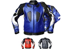 German Wear Motorradjacke GW401J Hellblau/Blau