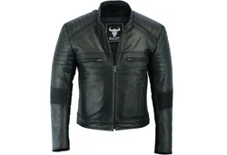 BULLDT Lederjacke Modell GW426J Dunkelgrün