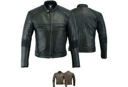 BULLDT Lederjacke Modell GW426J Dunkelgrün