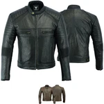 BULLDT Lederjacke Modell GW426J Dunkelgrün