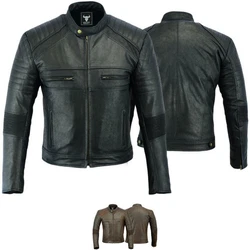 BULLDT Lederjacke Modell GW426J Dunkelgrün