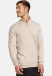 Indicode Strickpullover Frankie Khaki/Beige/Braun