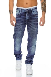 Cipo & Baxx Slim-fit-Jeans Herren Jeans Blau/Hellblau/Dunkelblau