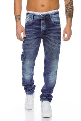 Cipo & Baxx Slim-fit-Jeans Herren Jeans Blau/Hellblau/Dunkelblau