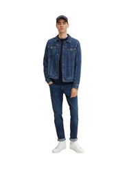 TOM TAILOR 5-Pocket Jeans Slim-Fit Jeans Blau/Dunkelblau/Hellblau