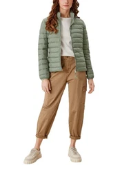 s.Oliver Steppjacke Leichte Jacke Dunkelgrün/Grün/Hellgrün