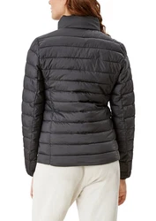 s.Oliver Steppjacke Leichte Jacke Dunkelgrau/Schwarz/Grau