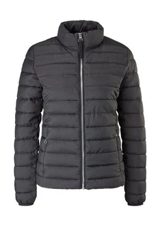 s.Oliver Steppjacke Leichte Jacke Dunkelgrau/Schwarz/Grau