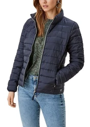 s.Oliver Steppjacke Leichte Jacke Dunkelblau/Hellblau/Blau
